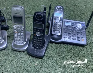  5 هواتف Panasonic ارضي وارد امريكا بحالة جيدة جدا