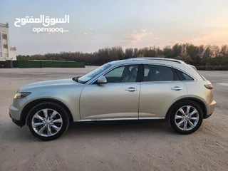  3 Infiniti fx35 2008 full option Excellent condition for urgent sale. Very less milage only 62000 kms