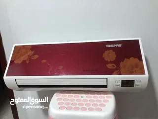  2 Geepas wall heater with remote for sale