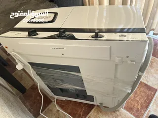  6 غساله نوع توشيبا حوضين بحالة الجديد
