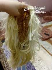  2 باروكة شقرا للبيع