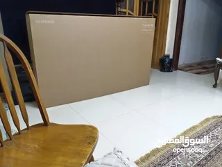  1 سامسونغ 75انش كرستال فريملس رسيفر داخلي جديد