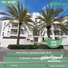  1 Marvelous Apartment for Rent in Al Mouj  REF 661MA