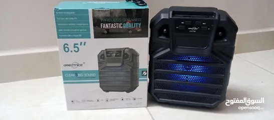  12 سماعات 6.5 انش شحن سماعة سبيكر بلوتوث و اضائه وراديو صوت قوي سماعه حفلات منزليه SPEAKER مكبر صوت