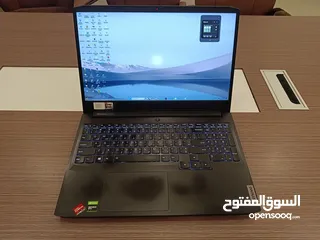  1 لاب توب Lenovo IdeaPad Gaming 3 بحالة ممتازة