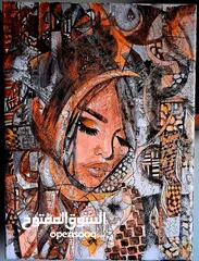  11 لوحات اكريليك على كانفاس