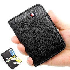  3 portable slim mini leather wallet