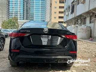  6 نيسان سينترا SV 2020 وارد امريكي 1.8 cc صبغ وكالة  نظيفة جدا رادار وتنبيه حوادث شاشة كميرا