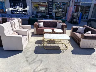  17 طقم كنب 7 مقاعد حلقات السوبر