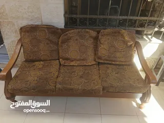  3 طقم كنب خشب زان