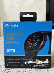  1 ساعة G-Tab GT5 سمارت بحالة ممتازة Smart Watch