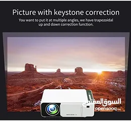  3 بروجيكتور وايفاي تي 5 مميز Projector Wifi T5 Youtube FHD Up to 120 Inch Auto Keystone
