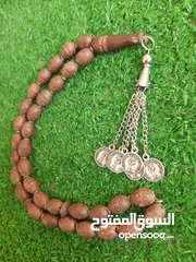  1 وصل الجمال العنبر الهندي مسبحة عنبر هندي مضغوط برائحه عنبر من النوادر السبح نضافة مية بالمية
