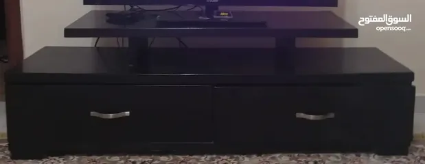  1 طاولة تلفزيون   خشب لاتيه