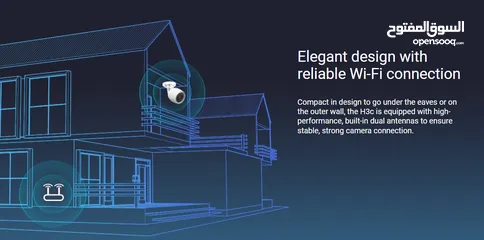 9 كاميرا مراقبة واي فاي ازفيز عالية الدقة  EZVIZ H3C Camera 1080 FullHD 4MP AI Powered
