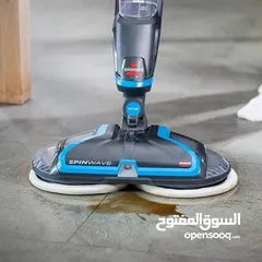  1 جهاز تنظيف ارضيات Bissell استعمال خفيف spin wave mop بسعر مناسب