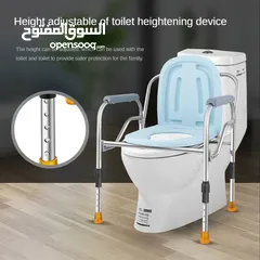  4 كرسي حمام طبي قابل للطي ستانلس ستيل كرسي طبي لكبار السن