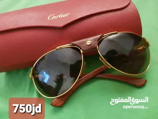  1 نظارة كارتير خشب ، ونظارات ريبان أمريكي ، تيفاني شمسية Cartier ray-ban tiffany SUNGLASSES
