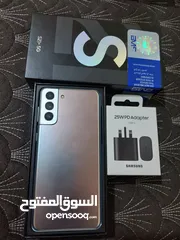  4 مستعمل اخو الجديد Samsung S21 plas 5G رام 16 جيجا 256 عربي شرق اوسط أغراضة الأصلية والكرتونه وتوصيل