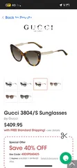  10 ‏Cucci 3804/S Sunglasses