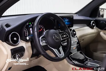  17 Mercedes Glc200 Mild hybrid 2020 Coupe    السيارة وارد المانيا و قطعت مسافة 55,000 كم فقط