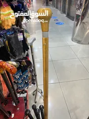  3 عكازة خشب متعددة الاشكال