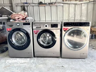  3 غسالات ونشافات وجلايات