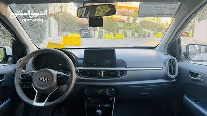  8 بدفعه اولى 1200 تملك كيا بيكانتو مورننج لون بيج موديل 2021  فل اضافات فحص كامل للبيع كاش او اقساط