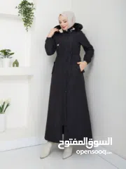  10 جلباب مبطن فرو ثقيل