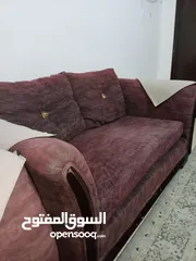 6 طقم كنب مستعمل سبع مقاعد مع طاولات