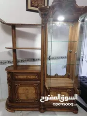  1 بوفية فاترينا إنارة داخلية