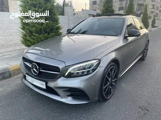  1 Mercedes C200 2019-Mojave Silver- Night package