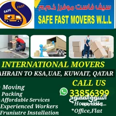  1 Movers Packers Furniture Assembly House Villa office Flat Stor All bahrain Service available 24/7