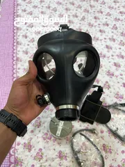  3 قناع غاز للدخان مضاد للغاز المزيل للدموع
