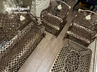  4 طقم حدائق/بلكونات فاخر - 4 قطع