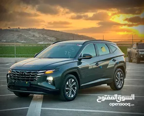  3 هونداي توسان/2022 فل الفل بدون فتحة سقف  2x4 ///240Hp بنزين + كهرباء  ( Haybrid) 1600cc
