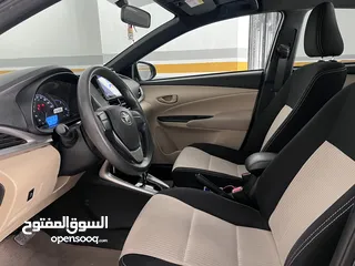  11 تويوتا يارس 2018 فحص 7 جيد وفل اوتوماتيك بحالة الوكالة