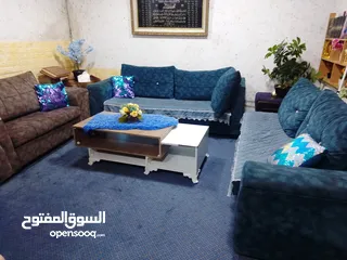  1 كنب تفصيل بحالة جيدة بس بحاجة لدراي كلين