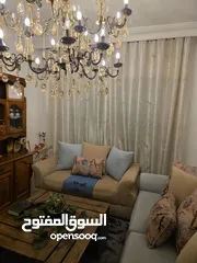  4 عرض العيد  طقم كنب تفصيل مميز و راقي لون فيروزي و بيج