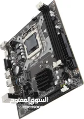  5 ماذر بورد كمبيوتر جيل رابع من يودور سرعة 1600 UDORE MotherBoard H81 For 4th Gen Intel