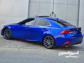  12 LEXUS IS300 2017 F-SPORT FULL OPTION US SPEC