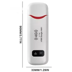  4 150Mbps 4G LTE WIFI USB Dongle Mobile Broadband Modem Sim Wireless Unlocked
