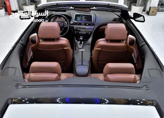  10 BMW 650i CONVERTIBLE ( 2011 Model ) in White Color GCC Specs
