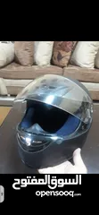  5 خوذة راس كاملة مسكره 
لون اسود