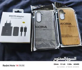  1 شاحن سامسونج 45W وكفرات A56 عدد2