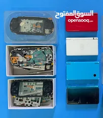  7 قطع غيار nintendo & psp & psv