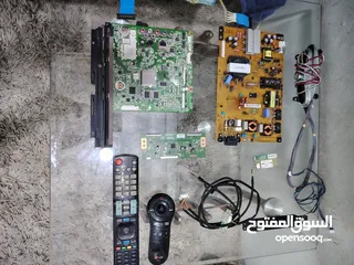  4 LG 55( main board - power supply - T-con - 2 remot) model 55la6400