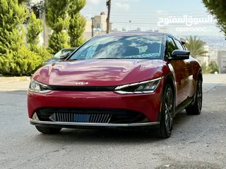  6 كيا EV 6 2022 فل وجمرك جديد ماشيه 30 الف بسعر مغري كاش واقساط بدفعه 3000 دينار