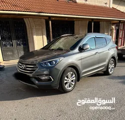  9 هونداي سنتافي ترخيص 2017ون مليون 4*4 عداد قليل دهان شركة فحص نخب نخب بانورامي