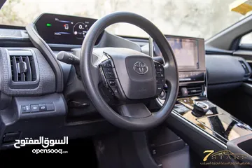  18 Toyota Bz4x elite joy long range 2022  السيارة مميزة جدا و قطعت مسافة 3000 كيلو متر